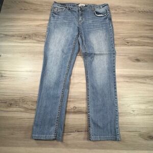 Aeropostale Bayla Skinny Jeans Medium Wash Women Size 13 14 Y2K